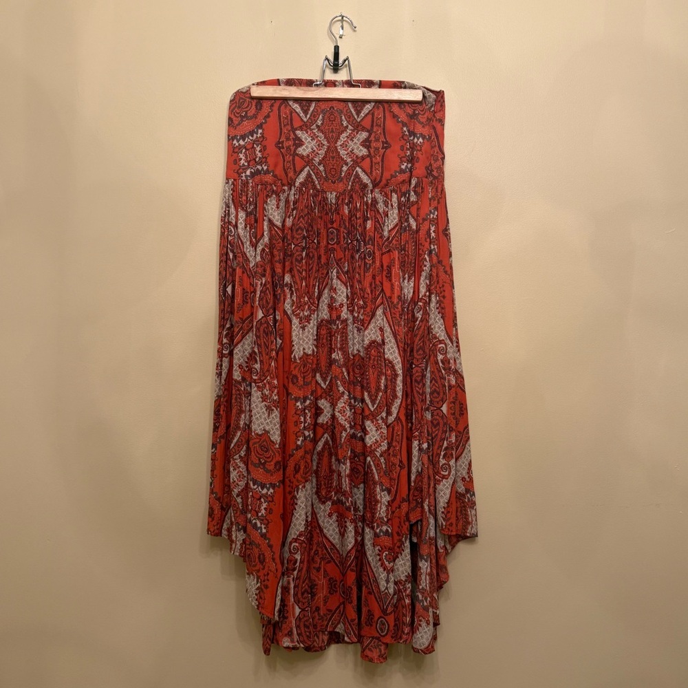 Free People Paisley Maxi Skirt Size 8
